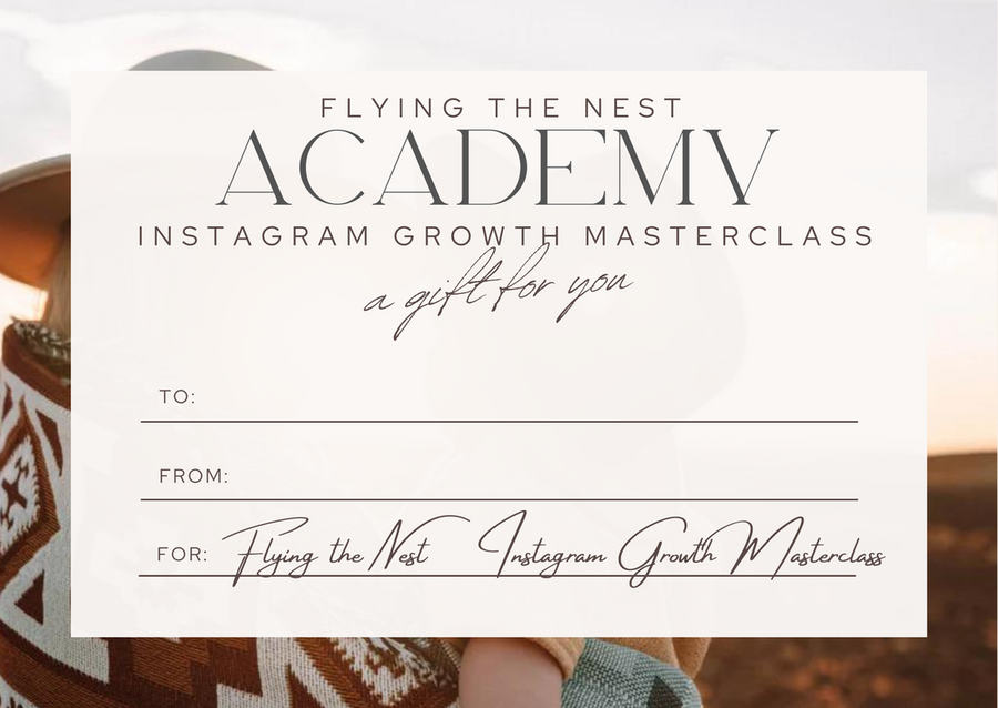 Instagram Growth Masterclass Gift Card